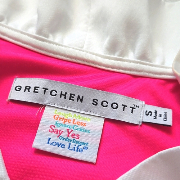 Gretchen Scott White Jersey Sleeveless Ruffneck Top - Picture 10 of 13